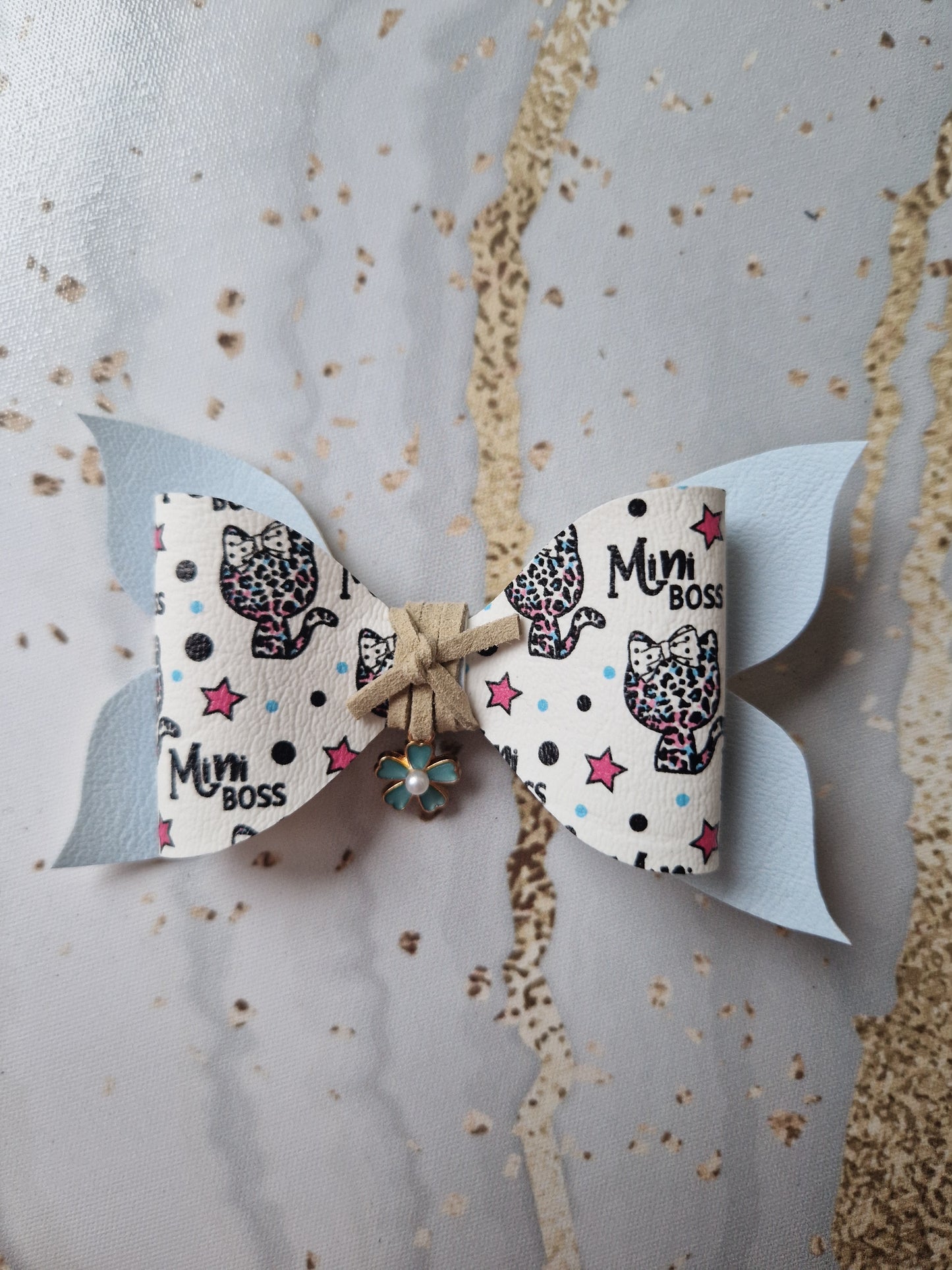 Mini Boss Bow and Charm