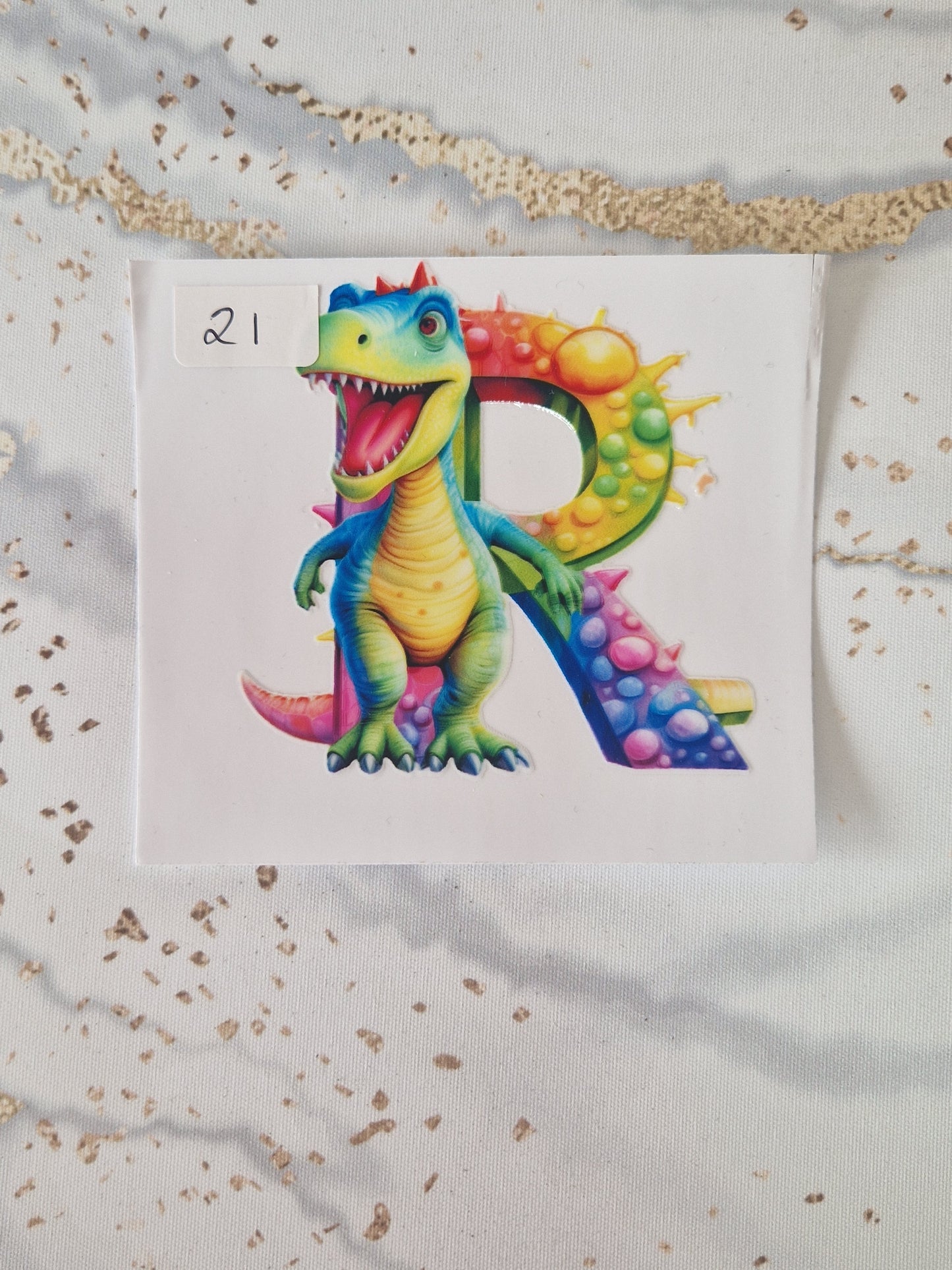 Alphabet Dinosaur Confetti 24oz Tumblers
