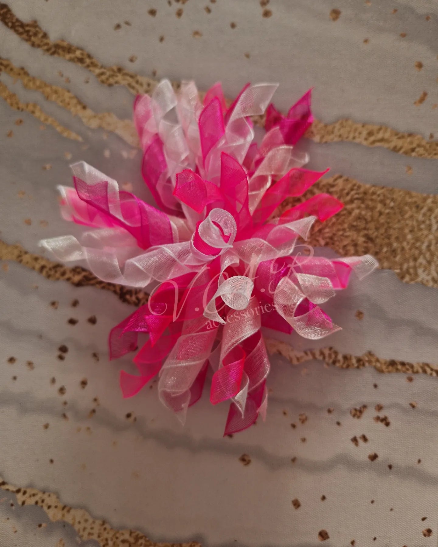 Pink Mix Korker Bow